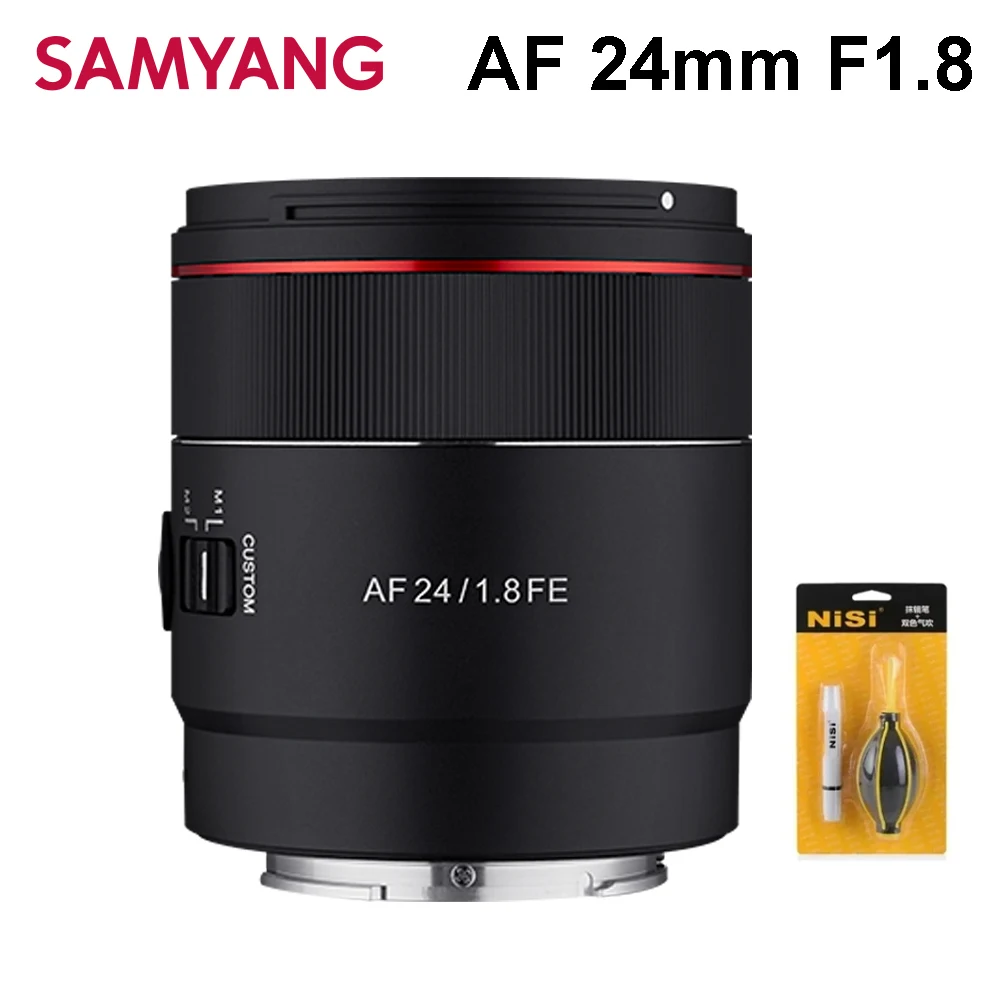 

Объектив Samyang AF 24 мм F1.8 FE для беззеркальной камеры Sony FE A7RIII A7, для пейзажа, звездное небо, ночное видение, полная Рамка, автофокус