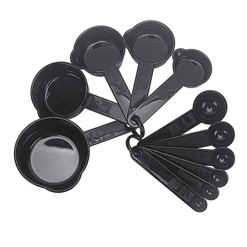 Plastic Measuring Cups And Spoons Set Coffee Scoop Kitchen Cooking Flour Sugar Baking Utensil Set 11pcs/set