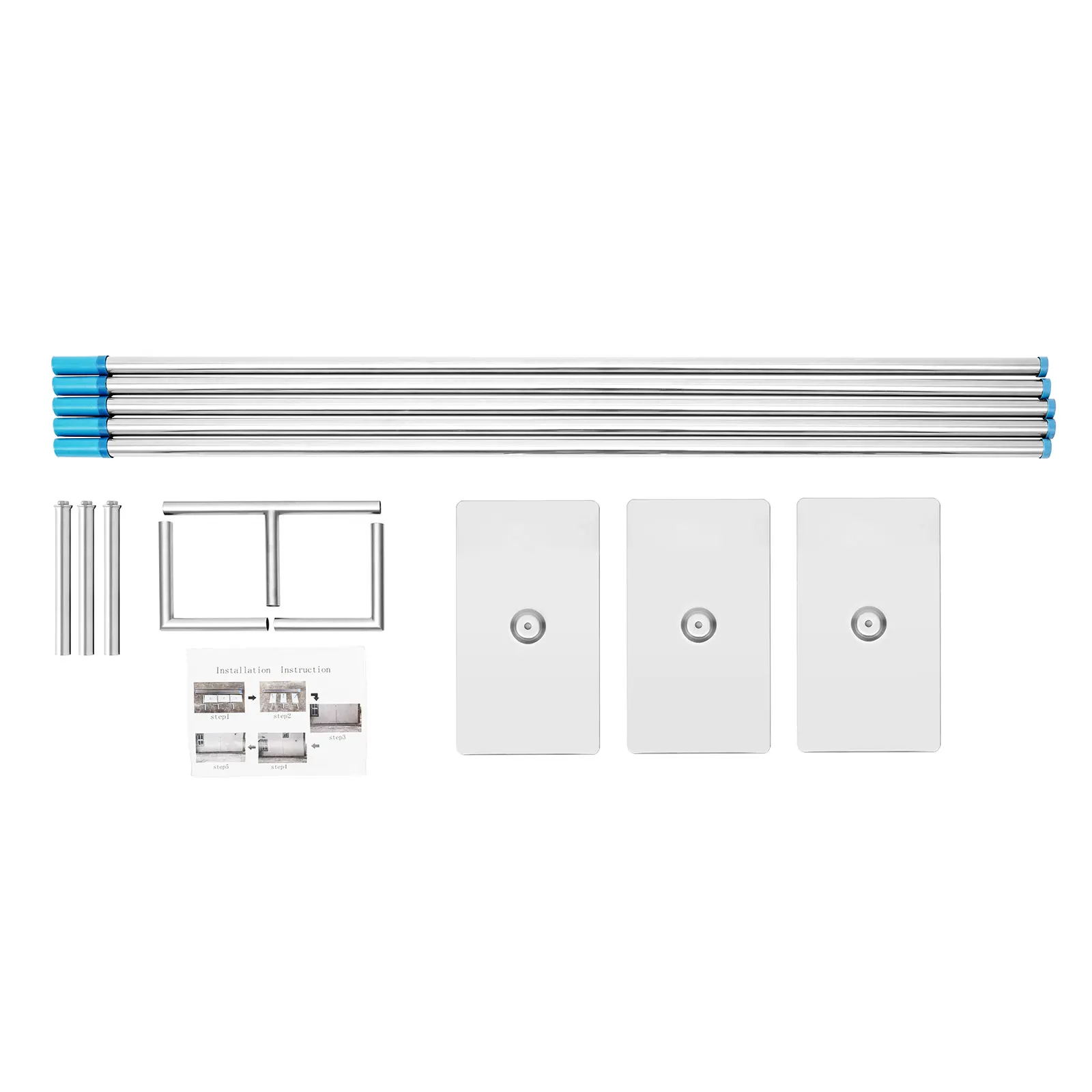 3x6m Wedding Party Backdrop Stand Pipe Kit Curtain Frame Telescopic for Wedding Birthday Party Home Accessories Decor