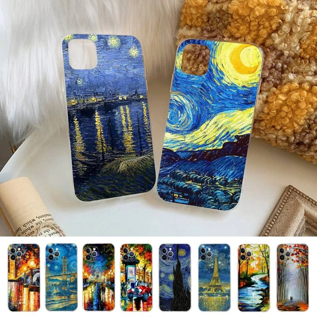 Iphone 13 Pro Max Phone Cases Art  Iphone 12 Pro Max Cases Van Gogh - Case  Coque - Aliexpress