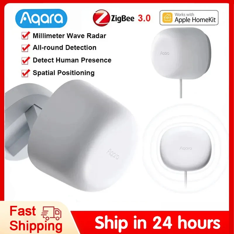 

Aqara FP1 Human Presence Sensor For Smart Home Support Apple Homekit Zigbee 3.0 High Precision All-Round Detection Body Presence