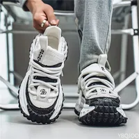 Hommes printemps été nouvelle mode polyvalent à semelles épaisses hauteur augmentant chaussures décontracté confortable hommes chaussures de sport 3