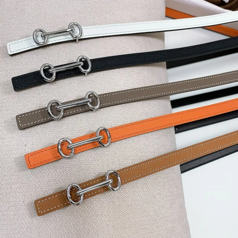 1.3 Piccola Versione Della Cintura Da Donna Con Stampa Palm Cintura In Pelle Cintura In Pelle Di Vacchetta A Doppio Scopo Cintura In Vita Sottile Semp