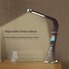LED Desk Lamp With Calendar Temperature Alarm Clock Touch Dimming Eye Protection Table Lamp USB Rechargeable Reading Desk Lights 2