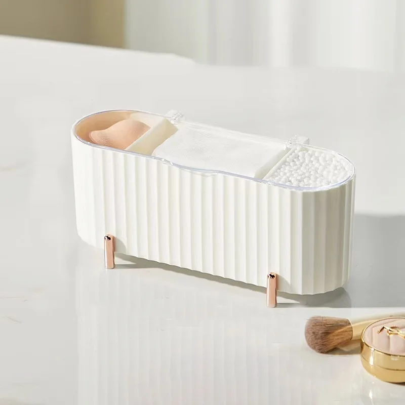 1 قطعة ثلاثة شبكة صندوق تخزين مستحضرات التجميل شفا...