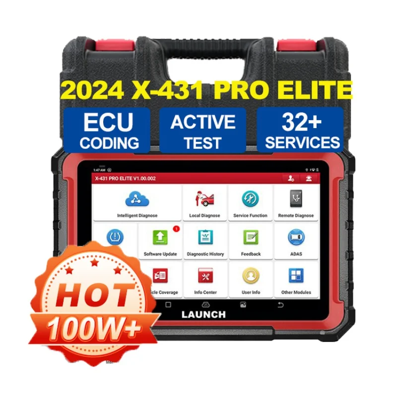 

Launch X431 PRO Elite Bidirectional Scan Tool with CANFD DOIP Auto Diagnostic Machine Car OBD2 Scanner ECU Online Code