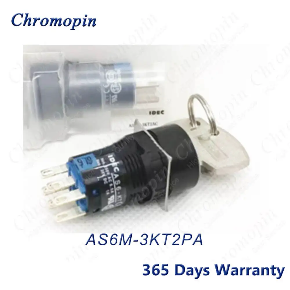 para Idec As6m3kt2pa As6m-3kt2ac As6m-3y2c Chave Interruptor para Idec As6m-3y2c As6m-3kt2pa As6m-3kt2ac Chave Novo - Imagem 4