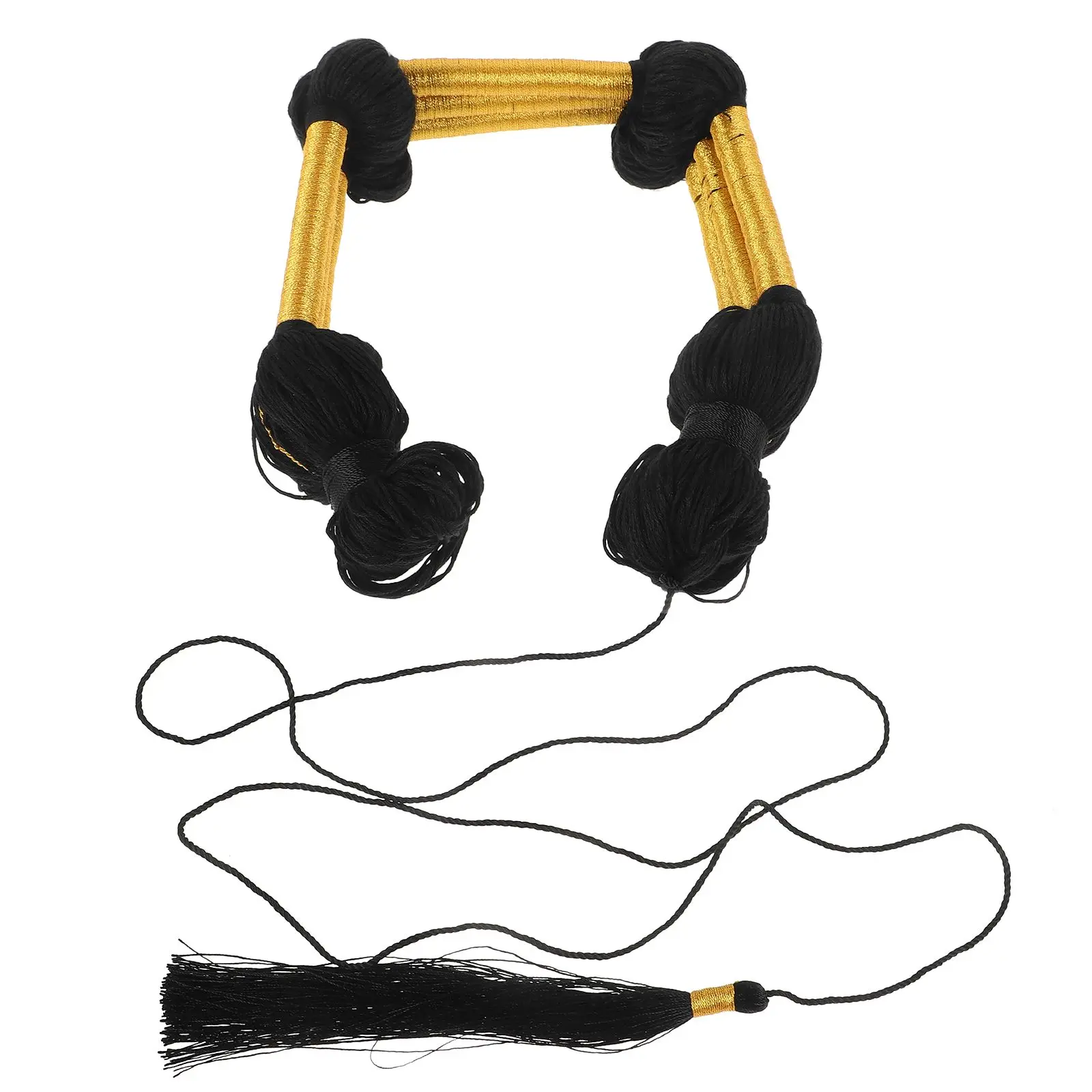 عِقال تراثي بخيوط ذهبية – أسود