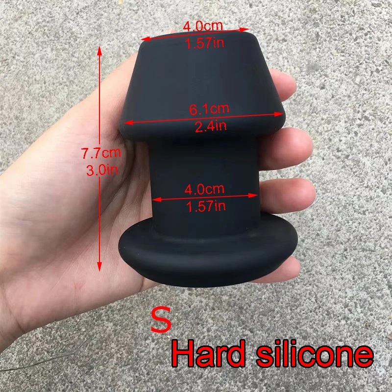 Hollow Butt Plug Soft silicone Anal dilation fisting Gay sex toys 18+ big anal plug  G-spot masturbation Vaginal/anal speculum