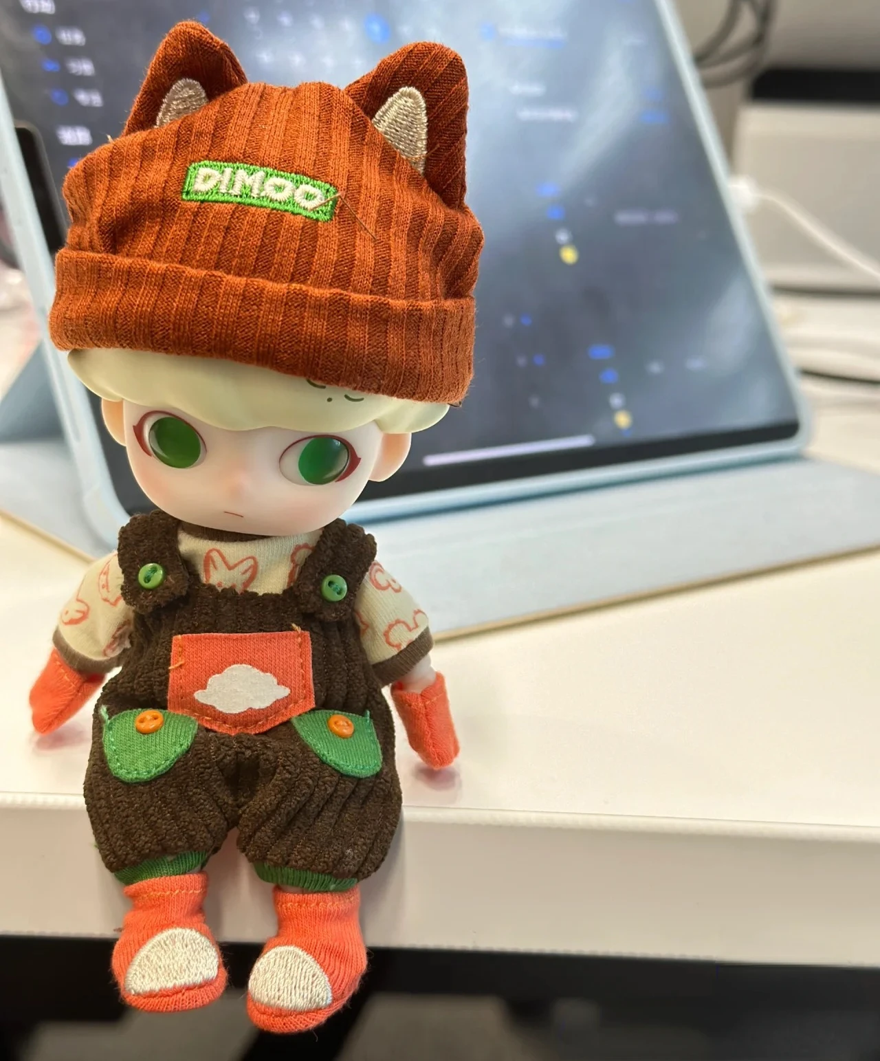 Original Pop Mart Dimoo Fox In The Woods Action Figure BJD Baby Doll Plush  Toy Aesthetics Design Child Gift Art Collection