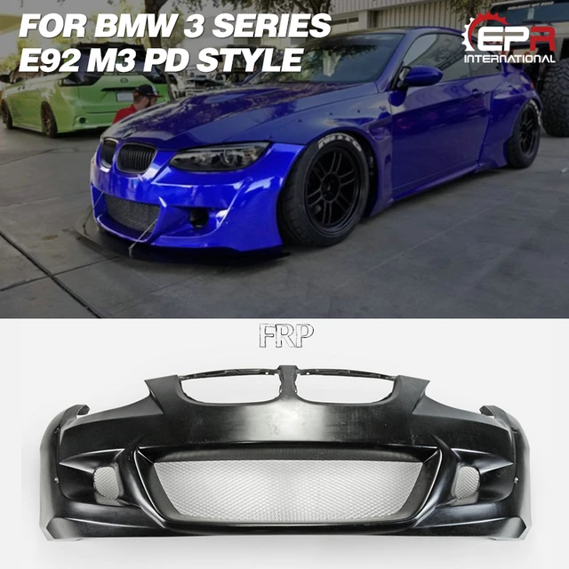 For BMW E92 M3 PD Style Carbon Fiber/Glass Fiber Front Bumper
