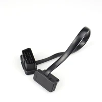 30/60/100CM Flat+Thin As Noodle 16 Pin Socket OBD OBDII 16Pin Male To Female Car Scanner OBD2 Extension Cable Connector - Image 3