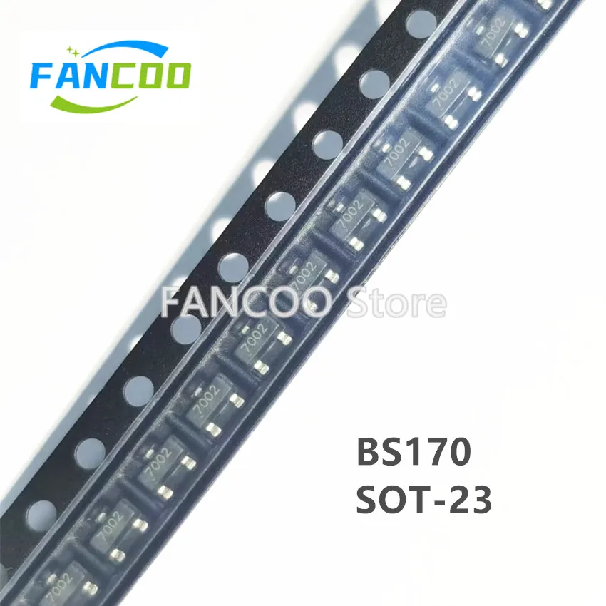 BS170 BS170FTA SOT-23 NPN 60V 0.15mA 330mW SOT-23-3 Transistor MARKING CODE 7002