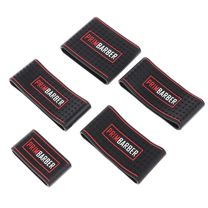 Barber Hair Clipper Anti-Slip Grip Set - 5pcs Decorative Rubber Rings