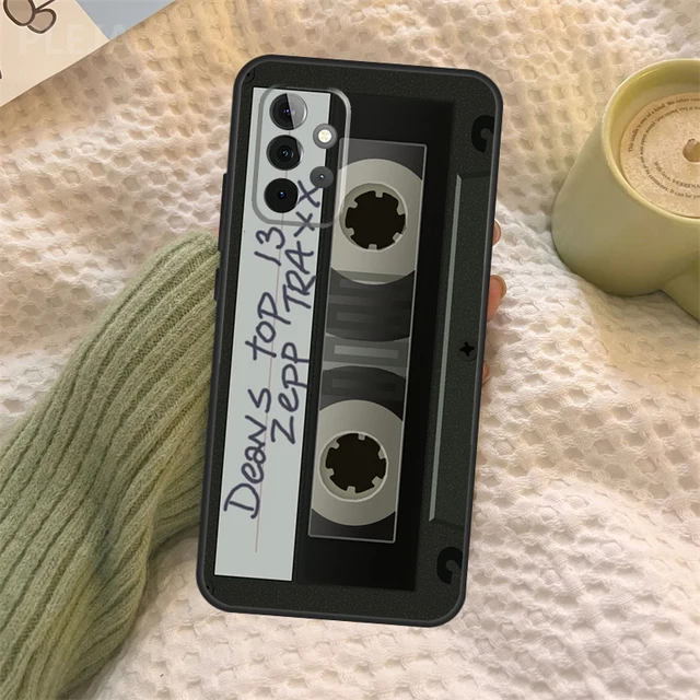 Retro Cassette Tape Phone Case For Samsung Galaxy A12 A32 A52 A22