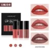 Mini 12 Colors Liquid Lip Gloss Waterproof Non-stick 24 Hours Long Lasting Velvet Matte Lipstick Lip Gloss Cosmetic Makeup Care