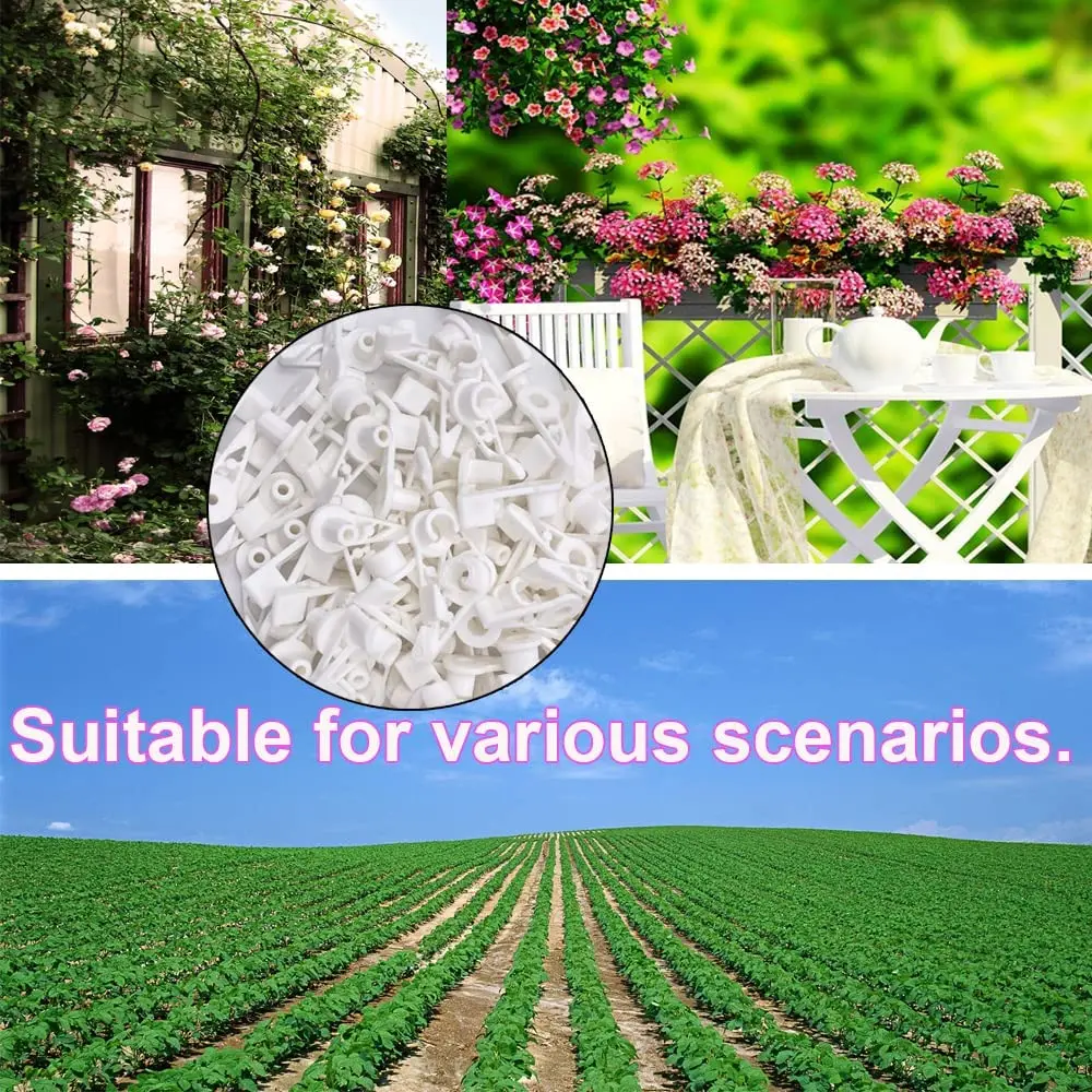 Tuteurs Plantes 30cm Lot De 50 - Avec Clips Et Pinces Pour Jardinage