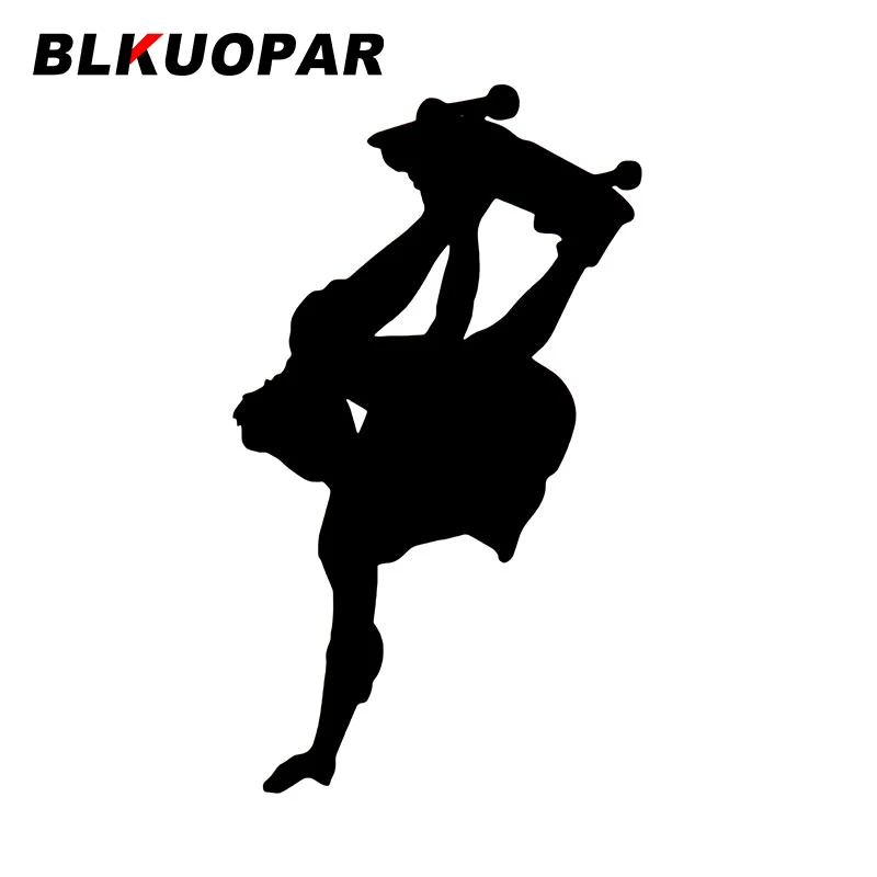 

BLKUOPAR Skateboard Handstand Tips Car Sticker Scratch-Proof Graphics Personality Decal Windows Trunk Refrigerator Car Goods