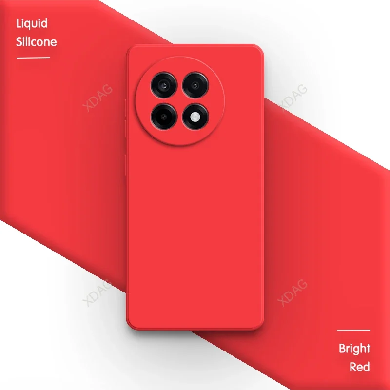 Liquid Silicone Phone Case - Original Soft Fashion Classic Straight Edge Back Cover