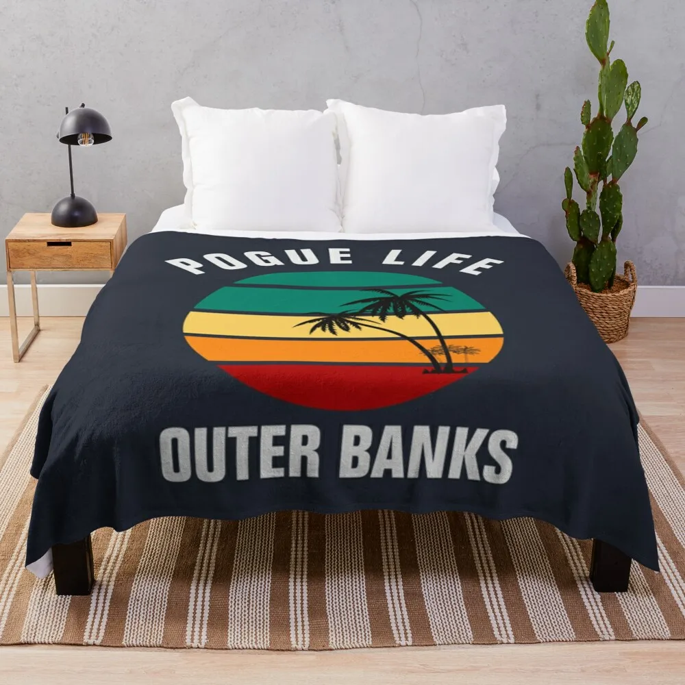

Pogue life outer banks sunset Throw Blanket christmas decoration Blankets For Baby Sofa Throw Blanket Luxury Brand Blanket
