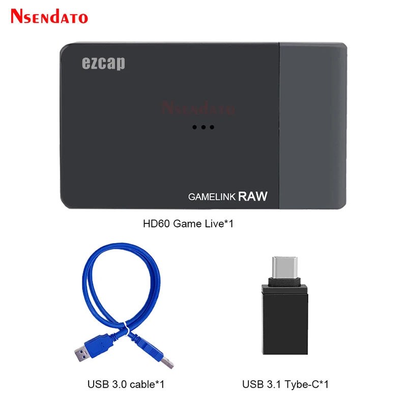 Video Capture Adapter EZCAP 321A USB 3.0 HD60 4K Video Game Capture For XBOX One PS4