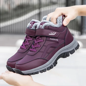 Women Winter Waterproof Platform Boots Luxury 1