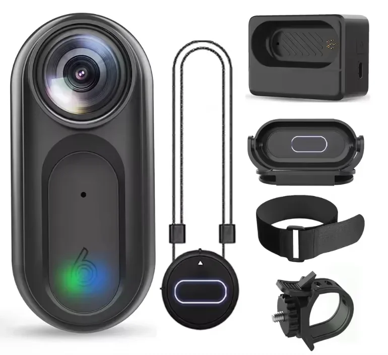 thumbnail image 1 of Cámara de mano mejorada, resistente al agua, batería grande, 1080P, 64GB, pequeñas cámaras de vídeo WiFi, Mini cámara deportiva portátil de bolsillo para el pulgar, 1 of 4