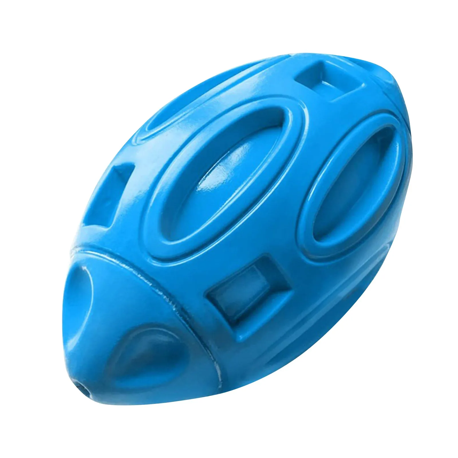 Squeaky Dog Toys For Aggressive Chewers Rubber Puppy Chew Ball Teeth Grinding Cleaning Durable Pet Toy For Medium Large Breed 2