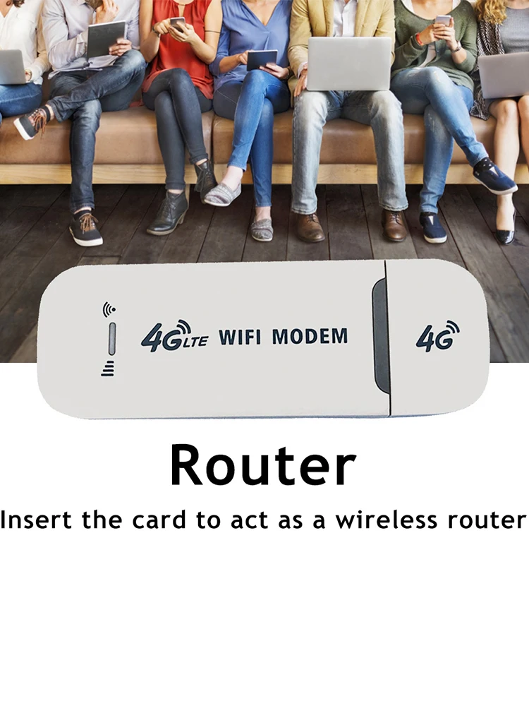 무선 USB 동글 150Mbps 모뎀 스틱 WiFi 어댑터 노트북용 4G 카드 라우터