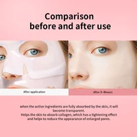 Bio-colagène véritable masque profond supplément collagène hydratant nuit masque hydrogel amélioration de l'élasticité minimisant les pores raffermissant 4