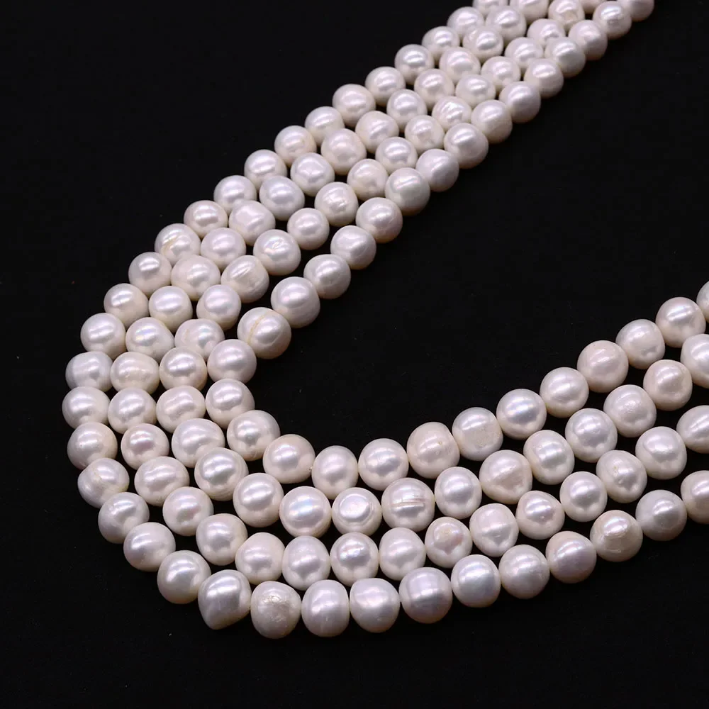 AAA 100% Natural Freshwater Pearl Creative Fine Jewelry Accessories Fashion Women DIY Necklace Bracelet Studs Jewelry 6-8mm
