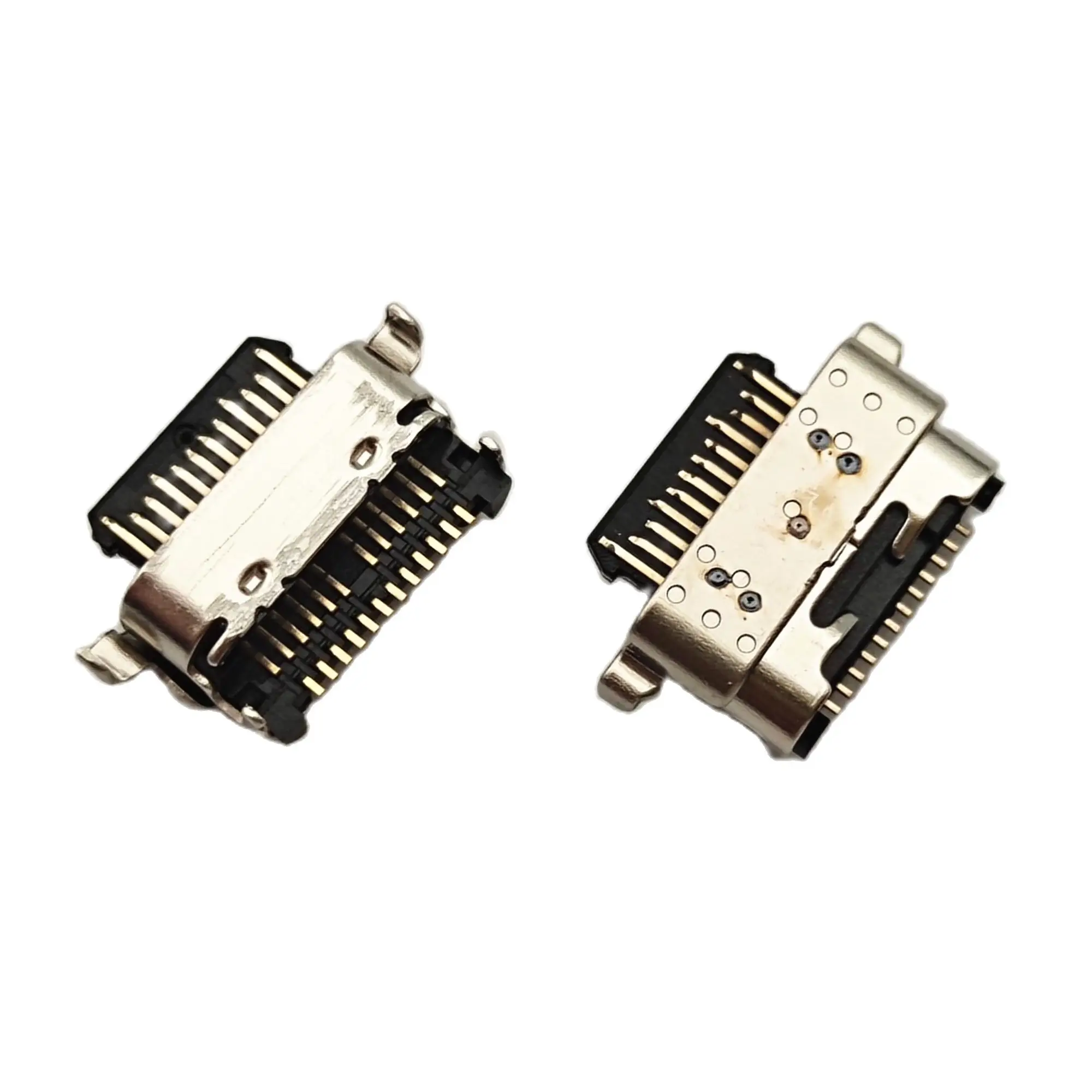 Usb tipo c Plug Carregador Doca Porto Conector para Samsung Galaxy A11 A02s A025 A01 Núcleo A013 C013 M11 M115 013 Moto g9 Plus 100 Peças