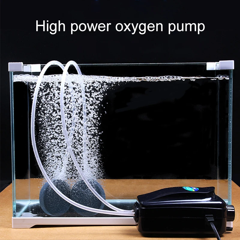 Kaufe Leise Aquarium-Sauerstoff-Luftpumpe, Hochleistungs-Belüfter
