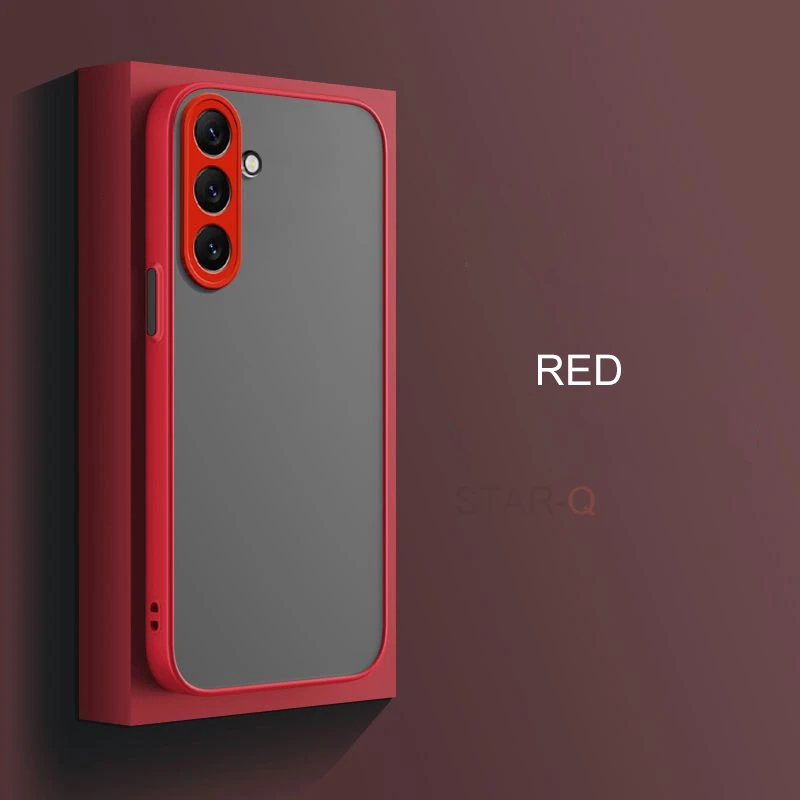 Matte Frosted Silicone Hard Case - Sleek Protective Back Cover