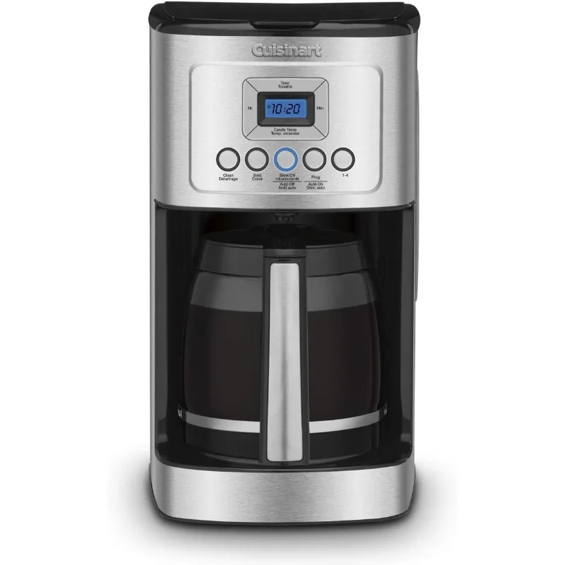 14 Cup Black/Stainless Steel Permanent Filter Coffee Maker, with Timer 4
