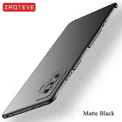Ultra Thin Hard PC Matte Cover - Sleek and Durable Gaming Case for Poco F4 GT (Matte Black)