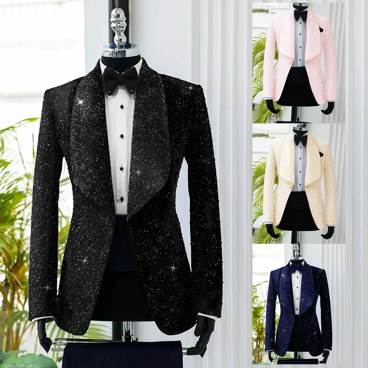 Costume Homme 2 Pièces en Velours