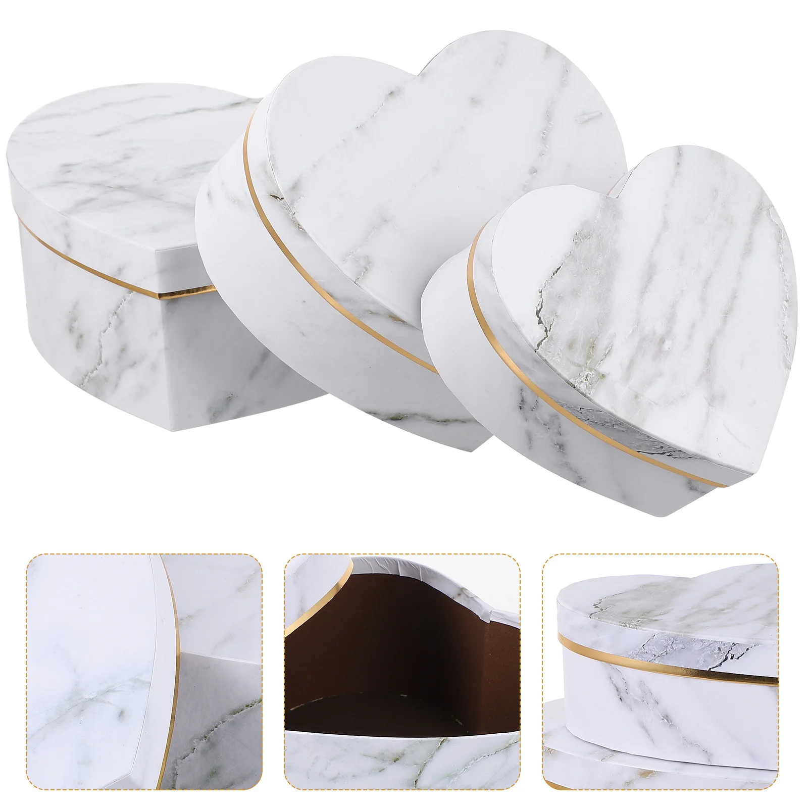 

Heart Boxes Flowers Heart Shaped Gift Box Valentines Day Cookie Box Packing Box Wedding Birthday Party Favors Black