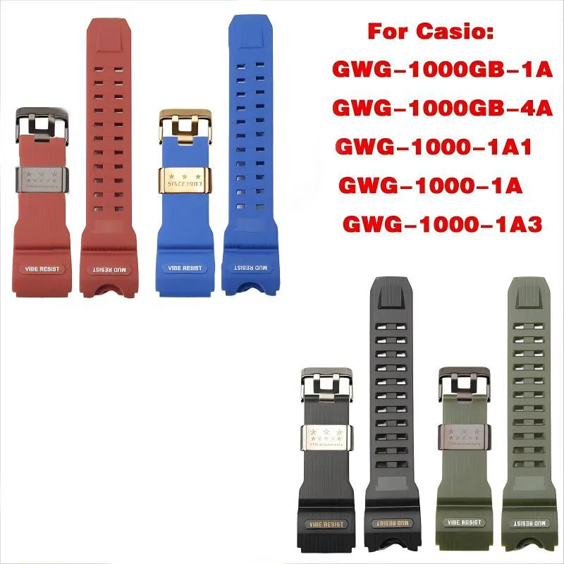 Rugged Black Waterproof Replacement Strap with Stainless Steel Loop