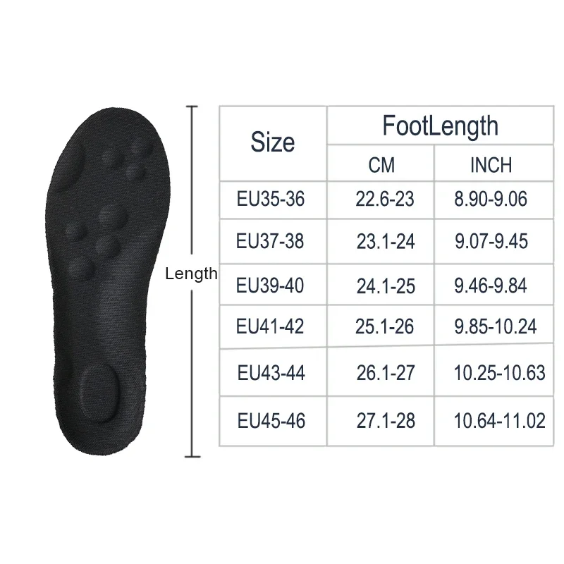 High Elasticity Latex Sport Insoles Soft Shoe Pads Arch Support Orthotic Insoles Breathable Deodorant Shock Absorption Cushion BEST SELLERS