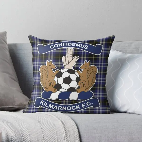 

Killie Tartan Printing Throw Pillow Cover Waist Sofa Comfort Fashion Bed Office Case Bedroom Home Pillows not include One Side