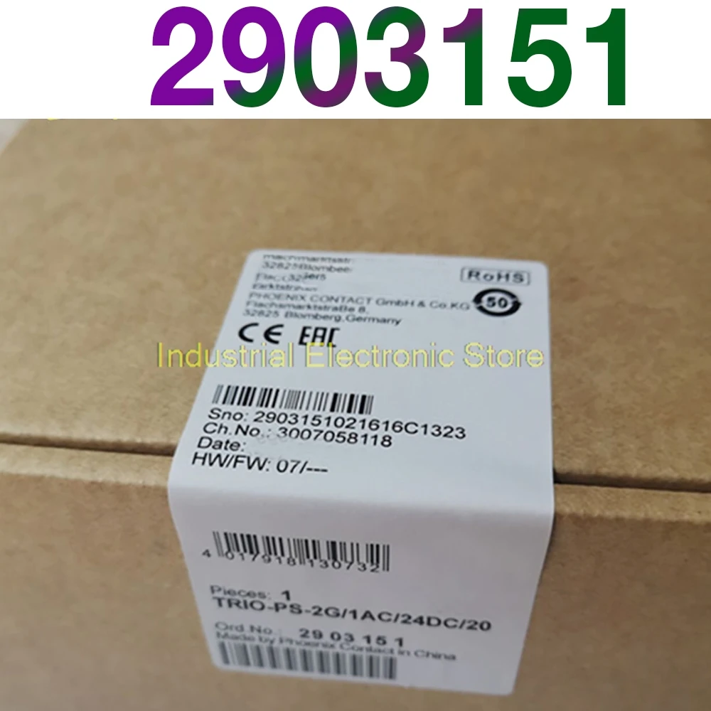 Per Alimentatore Phoenix Trio-Ps-2G/1Ac/24Dc/20 2903151