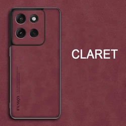 Sleek Soft Silicone Skin Feel Phone Case - Durable Back Cover with Bumper Protection - Motorola Moto G86 Power (Wine red)