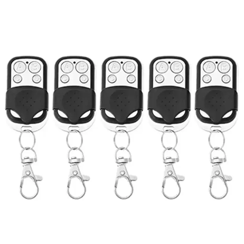 5/10 PCS Wireless Metal 4 Button 433MHz Remote for Electric Garage Door Copy