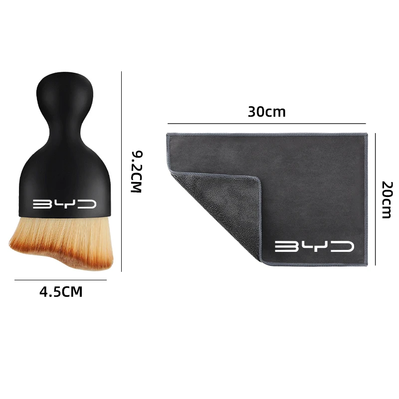 자동차 연간 검사 스티커 세차 타월 청소용 걸레 BYD Seal Atto 3 Yuan Song Plus Dolphin Sealion Qin I3 S7 용