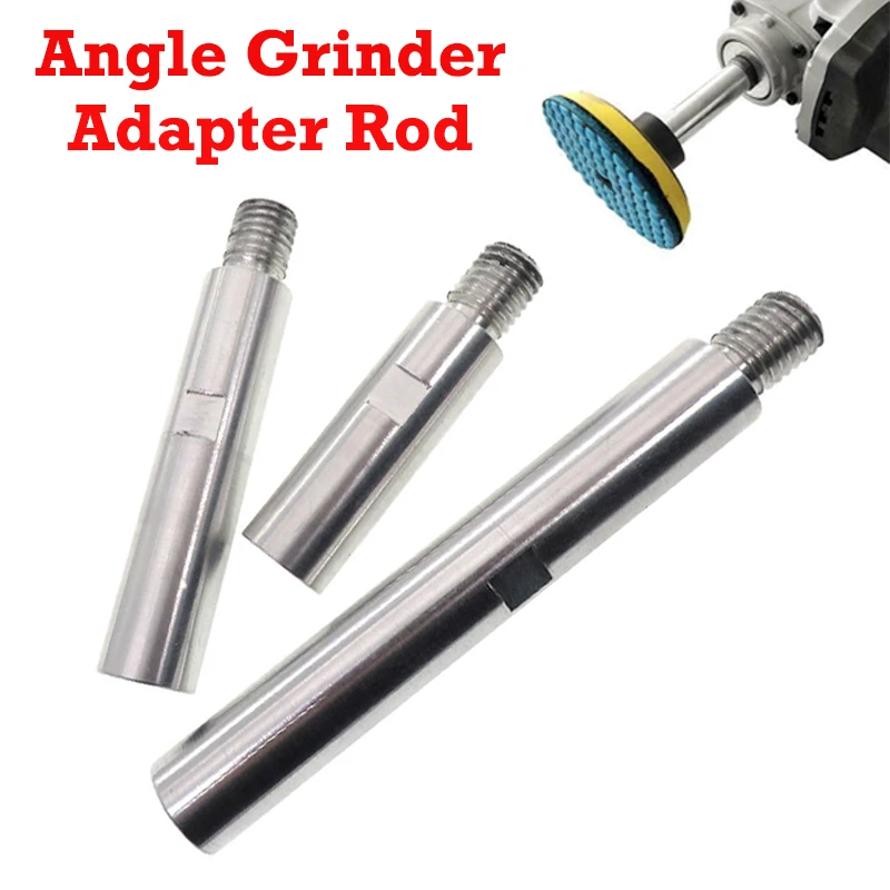 

3pcs M14 Angle Grinder Bit Extension Rod 75/100/140mm Thread Adapter Rod Polishing Pad Grinding Connection Rod Polisher Tools