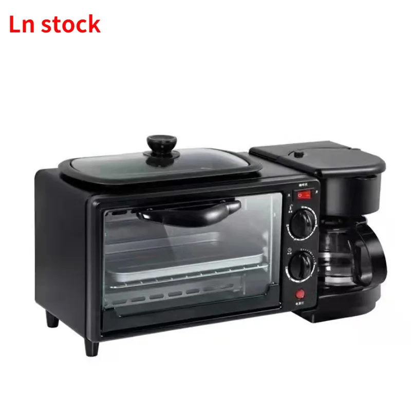 Ln stock Three-In-One Toaster Sandwich Maker Toaster Electric Oven 3 in 1 breakfast maker machine