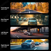 Caméra de Tableau de Bord A8 4CH de 11.26 Pouces, 4K, Wifi, Rétroviseur, 4 Caméras, Enregistreur Vidéo de Voiture, Objectif Touriste, ADAS, BSD, Vision Nocturne, Parking 24H 3