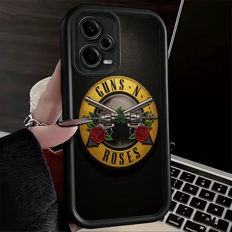 Stylish Soft Protective Phone Case with Rock Band Design