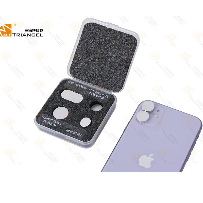 M triangel Rear Camera Cover Glass Protector Case For Laser Machine Support iPhone 8G 13Pro Max